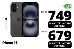 Comet iPhone 16 128GB offerta