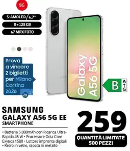 Comet SAMSUNG GALAXY A56 5G EE SMARTPHONE offerta