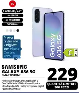 Comet SAMSUNG GALAXY A36 5G SMARTPHONE offerta