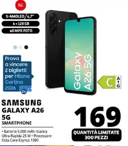 Comet SAMSUNG GALAXY A26 5G SMARTPHONE offerta
