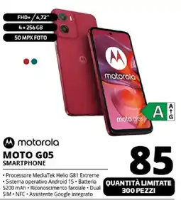 Comet motorola MOTO G05 SMARTPHONE offerta