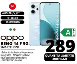 Comet oppo RENO 14 F 5G SMARTPHONE offerta