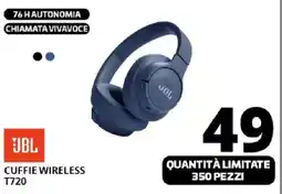 Comet JBL CUFFIE WIRELESS T720 offerta