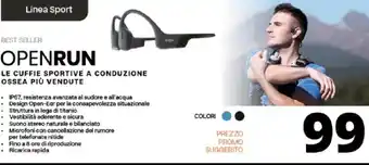 OPENRUN Le cuffie sportive a conduzione