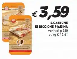 Coal Il cassone di riccione piadina offerta