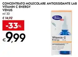 Bennet Concentrato molecolare antiossidante lab vitamin c energy VENUS offerta