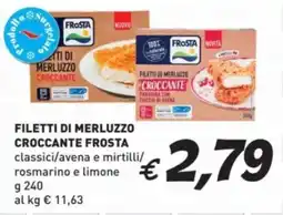 Coal Filetti di merluzzo croccante FROSTA offerta