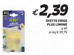 Coal Ovetto frigo plus limone offerta