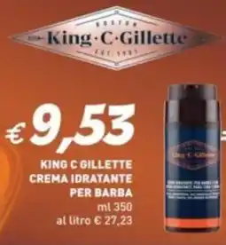 Coal King c gillette crema idratante per barba offerta