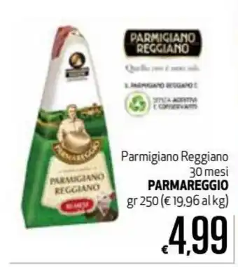 Maxi Supermercati Parmareggio Parmigiano Reggiano 30 mesi 250gr offerta