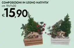 Bennet Composizioni in legno nativita' offerta