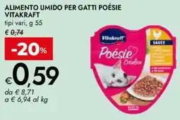 Bennet Alimento umido per gatti poésie VITAKRAFT offerta