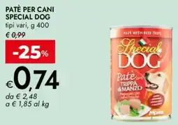 Bennet Patè per cani SPECIAL DOG offerta