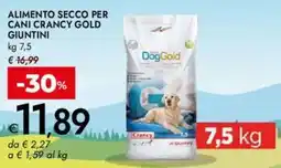 Bennet Alimento secco per cani crancy gold GIUNTINI offerta