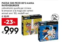 Bennet Puzzle 500 pezzi 80's mania RAVENSBURGER offerta