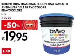 Bennet Idropittura traspirante con trattamento antimuffa BRAVOCOLORS offerta