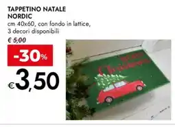 Bennet Tappetino natale NORDIC offerta