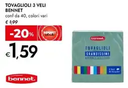 Bennet Tovaglioli 3 veli BENNET offerta