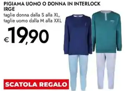 Bennet Pigiama uomo o donna in interlock IRGE offerta