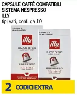 Bennet Capsule caffè compatibili sistema nespresso ILLY offerta