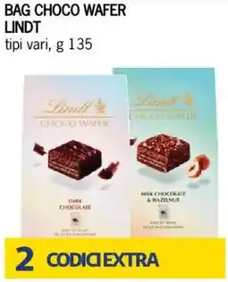 Bennet Bag choco wafer LINDT offerta