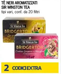 Bennet Tè neri aromatizzati SIR WINSTON TEA offerta