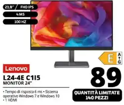 Comet LenovoL24-4E C115 MONITOR 24" offerta