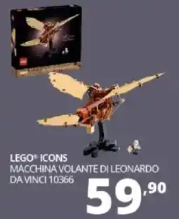 Comet LEGO ICONS MACCHINA VOLANTE DI LEONARDO DA VINCI 10366 offerta