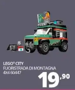 Comet LEGO CITY FUORISTRADA DI MONTAGNA 4X4 60447 offerta
