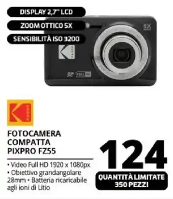 Comet FOTOCAMERA COMPATTA PIXPRO FZ55 offerta