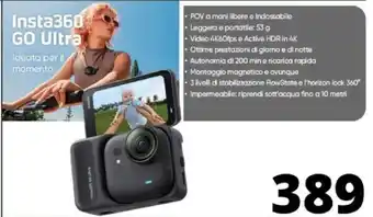 Comet Insta360 GO Ultra offerta