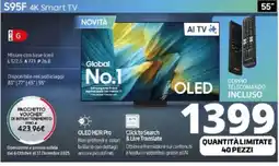 Comet SAMSUNG S95F 4K Smart TV offerta