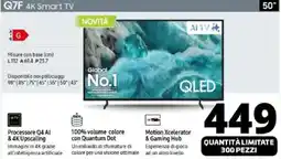 Comet SAMSUNG Q7F 4K Smart TV offerta
