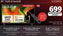 Comet LG 48" OLED AI Serie B5 OLED48B56 offerta
