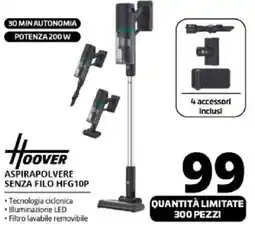 Comet HOOVER ASPIRAPOLVERE SENZA FILO HFG10P offerta
