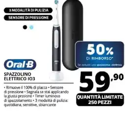 Comet Oral-B spazzolino elettrico I03 offerta