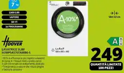 Comet HOOVER LAVATRICE SLIM H3WPS4376TAMB6-5 offerta