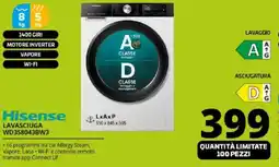 Comet Hisense LAVASCIUGA WD358043BW3 offerta