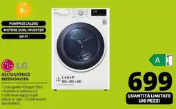 Comet LG ASCIUGATRICE RH90V9AVHN offerta