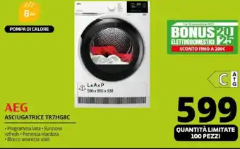Comet AEG ASCIUGATRICE TR7HG8C offerta