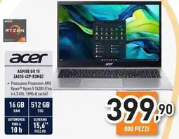 Unieuro acer ASPIRE GO 15 (AG15-42P-R3MB) offerta