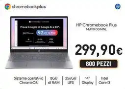 Unieuro HP Chromebook Plus 14ANF0014NL offerta