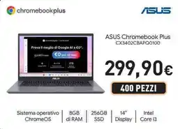Unieuro ASUS Chromebook Plus CX3402CBAPQ0100 offerta