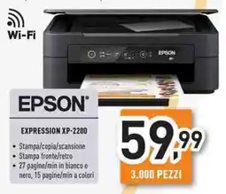 Unieuro EPSON EXPRESSION XP-2200 offerta