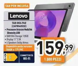 Unieuro Lenovo TAB IDEA PAD (ZAFRO405SE) offerta