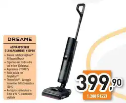 Unieuro DREAME ASPIRAPOLVERE E LAVAPAVIMENTI H15PRO offerta