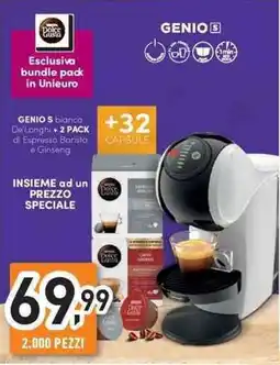 Unieuro Genio S Bianca De'Longhi offerta