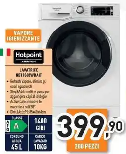 Unieuro Hotpoint ARISTON LAVATRICE NBT1048WDAIT offerta