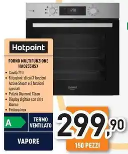 Unieuro Hotpoint FORNO MULTIFUNZIONE HA0255HSX offerta
