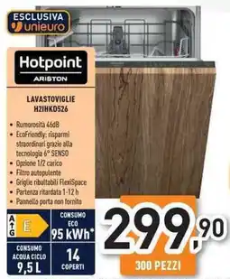 Unieuro Hotpoint ARISTON LAVASTOVIGLIE H21HKD526 offerta